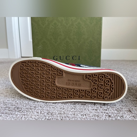 Never worn and perfect Gucci Tennis 1977 high top sneakers women’s size 8 - Picture 2 of 4